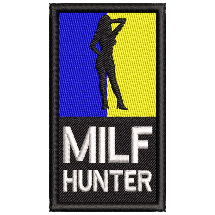 Шеврон Milf Hunter (Мілф Хантер) 50х90мм на липучці