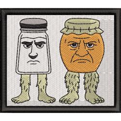 Нашивка патч мем Гарамарарамарараман  (Garamararamararaman) из серии AI Brainrot Animals meme на клеевой основе