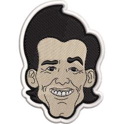 Нашивка Ейс Вентура: Божевільний детектив тварин, що говорить мовою пригод. Стиль, який неможливо переплутати!