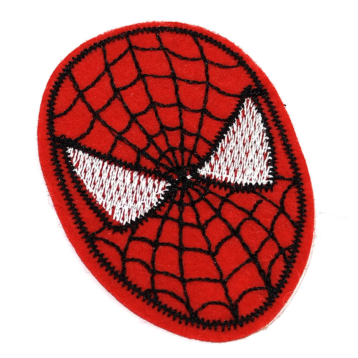 Патч нашивка Человек Паук (Spider Man) голова 47х65мм